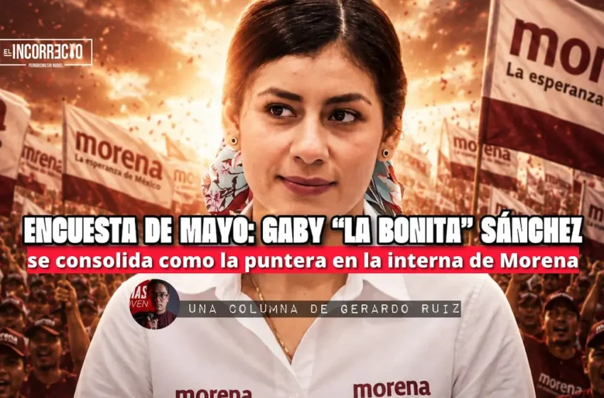  ENCUESTA DE MAYO: Gaby “La Bonita” Sánchez se consolida como la puntera en la interna de Morena