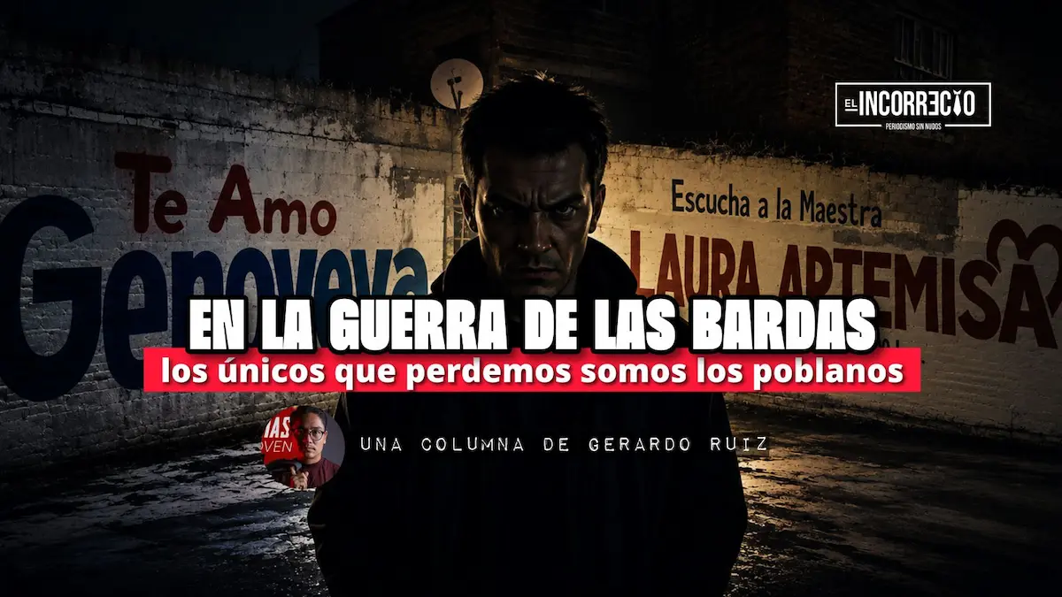 En la guerra de las bardas los únicos que perdemos somos los poblanos