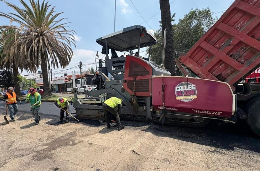  Fortalece Pepe Chedraui vialidades con el Tren Capitalino de Pavimentación