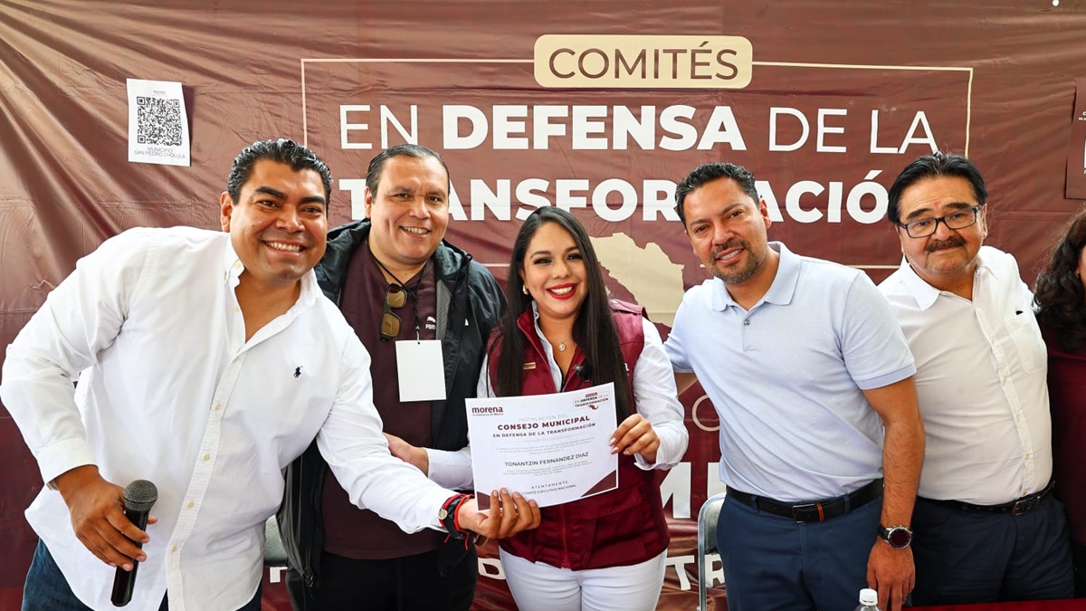 Morena consolida su estructura e instala su primer Consejo Municipal en San Pedro Cholula