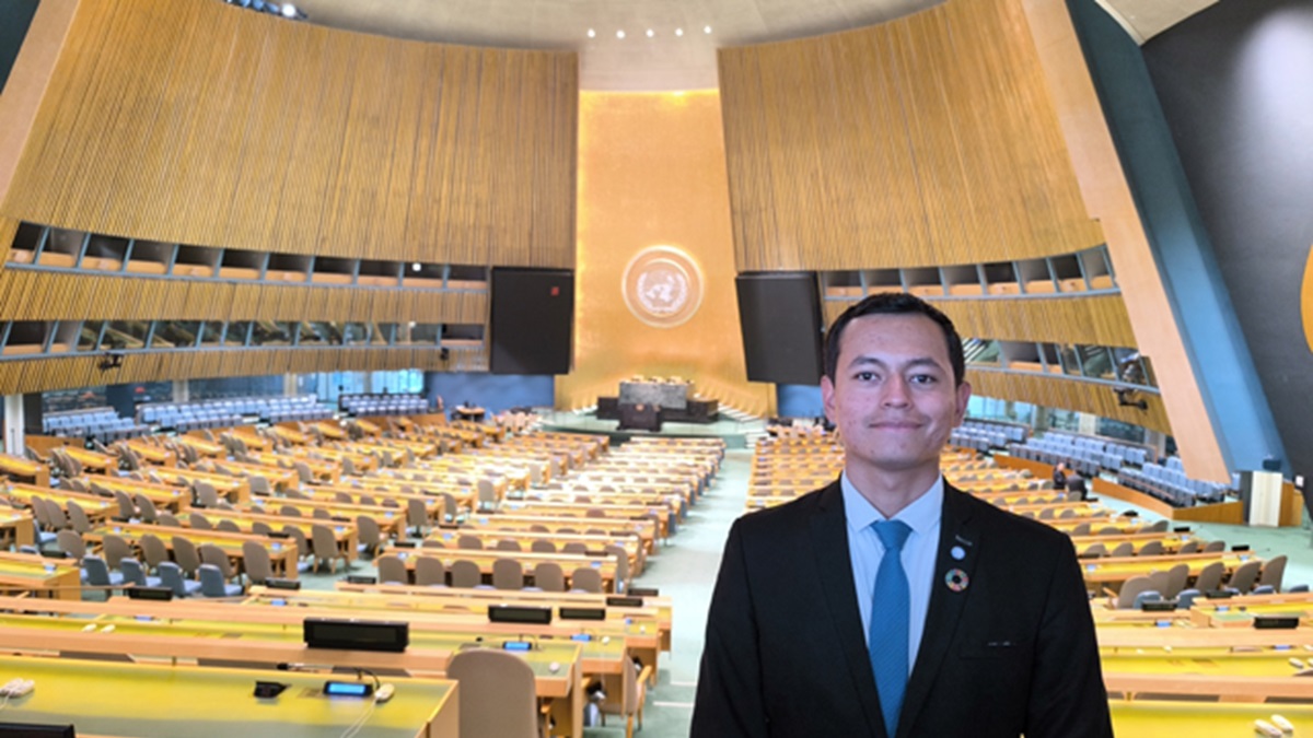 Participa estudiante BUAP en foro mundial de la ONU