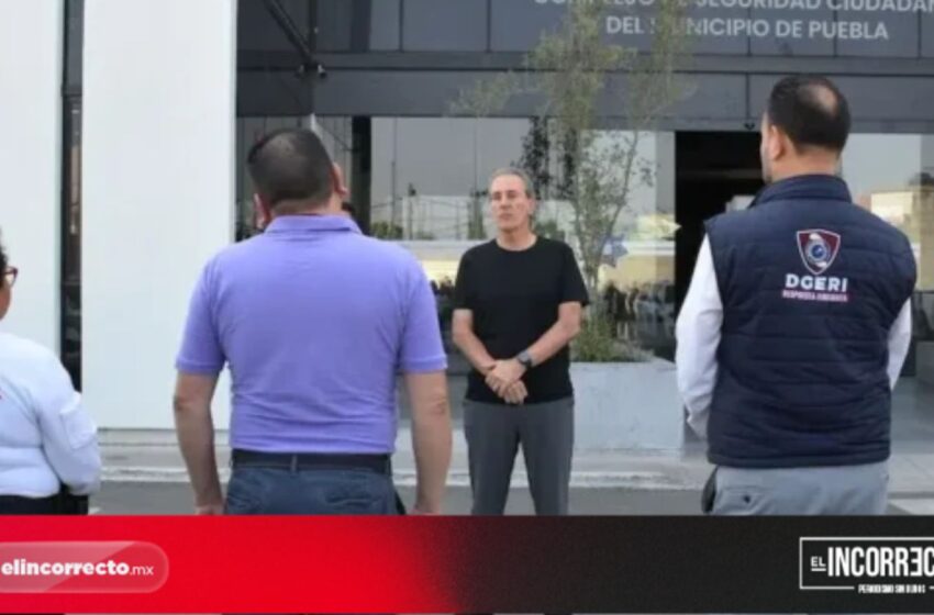  Pepe Chedraui encabeza evacuación preventiva tras sismo perceptible en Puebla