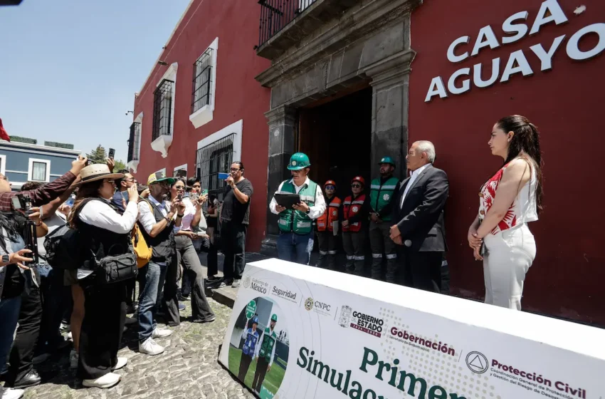 Puebla se prepara para el Simulacro Nacional 2026 con escenario de sismo de 7.7