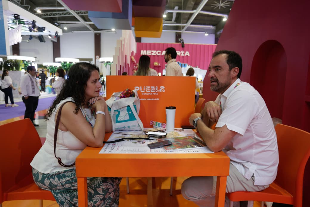 Proyecta gobierno de Pepe Chedraui a la ciudad de Puebla en el Tianguis Turístico México 2026