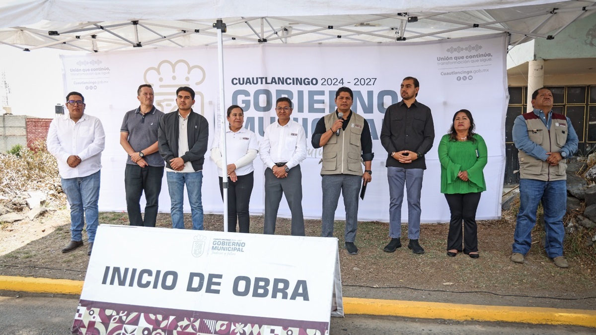 Resultados en seguridad permiten impulsar obras en Cuautlancingo