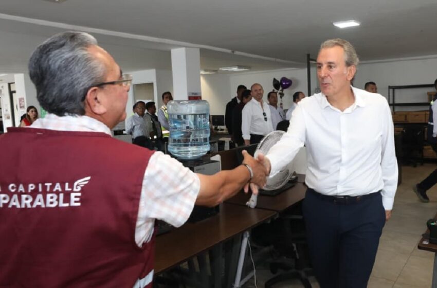  Supervisa Pepe Chedraui trabajos de remodelación en el Centro de Atención Municipal (CAM)