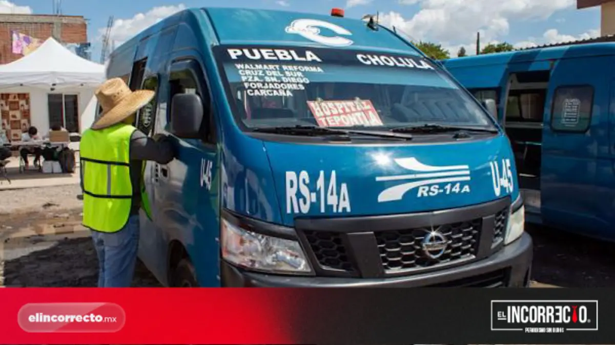 Transportistas poblanos piden que se elimine descuento a estudiantes