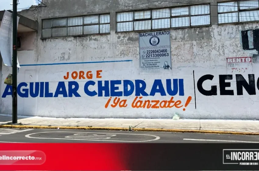  Aguilar Chedraui se promociona como aspirantes de Morena