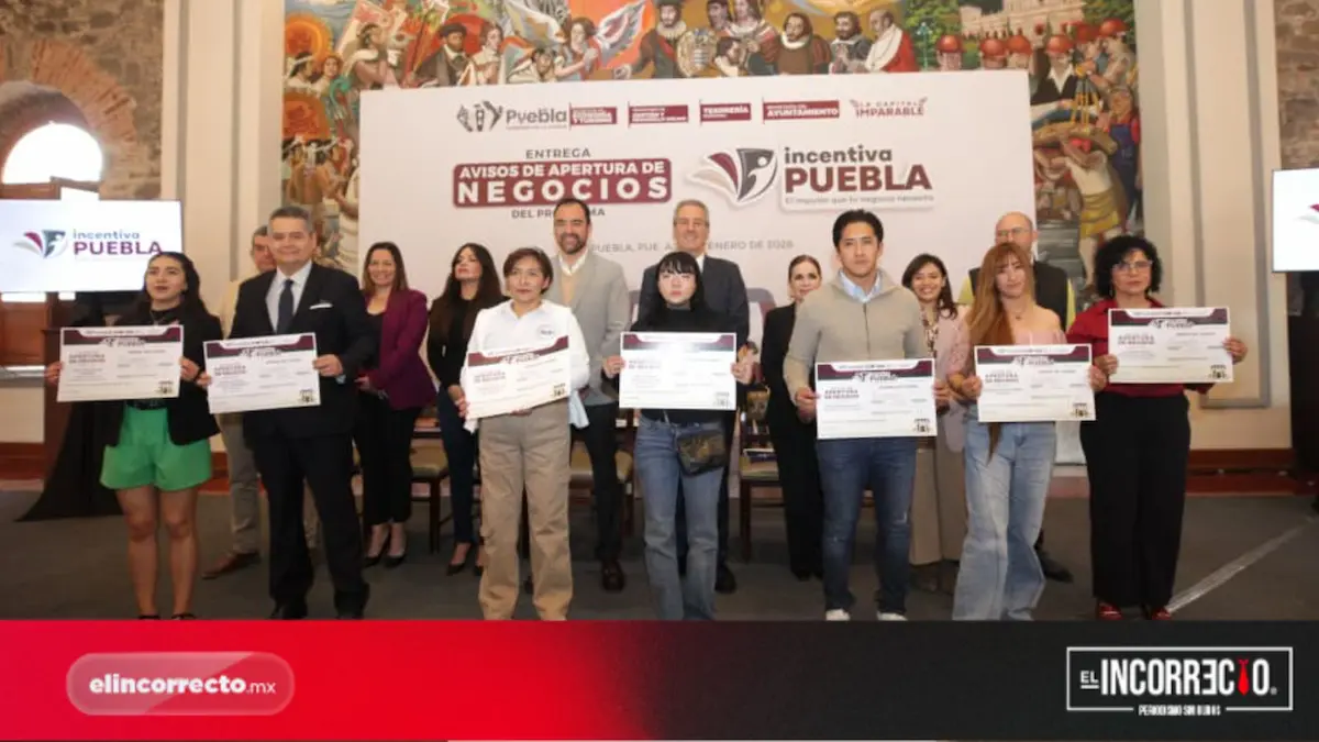 Incentiva Puebla impulsa a más de 3 mil emprendedores con trámites gratuitos