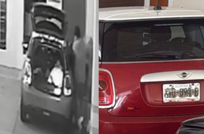  Hallan el Mini Cooper vinculado a la desaparición de Blanca Adriana tras acudir a clínica estética en Puebla
