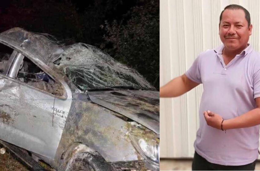  Volcadura de alcalde de Ahuatlán deja una funcionaria muerta y a sus hijas graves en Puebla