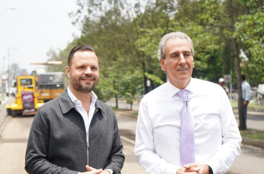  Acelera Pepe Chedraui transformación vial con el Tren Capitalino de Pavimentación