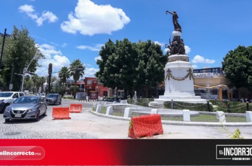  Analizan sustituir adoquín por pavimento en la Avenida Juárez tras fallas en obra heredada