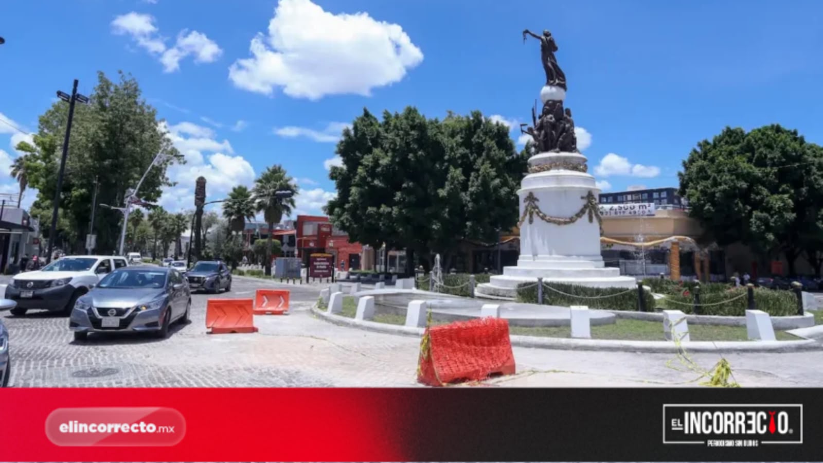 Analizan sustituir adoquín por pavimento en la Avenida Juárez tras fallas en obra heredada