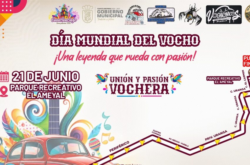  Cuautlancingo celebrará el Día Mundial del Vocho con caravana y exhibición