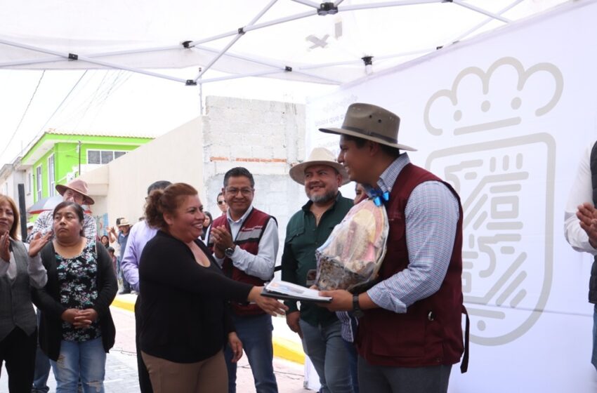  Omar Muñoz fortalece infraestructura urbana en Sanctorum