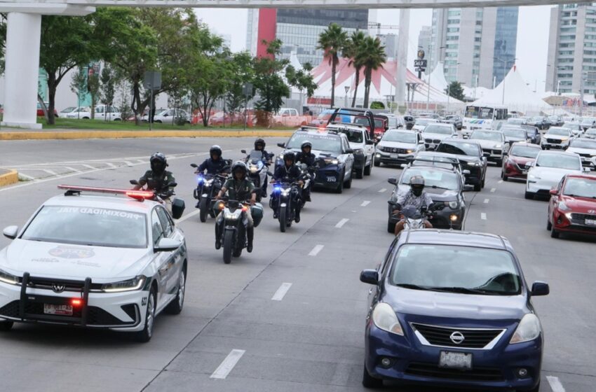  Patrullaje coordinado las 24 horas en vía atlixcáyotl para reforzar la seguridad