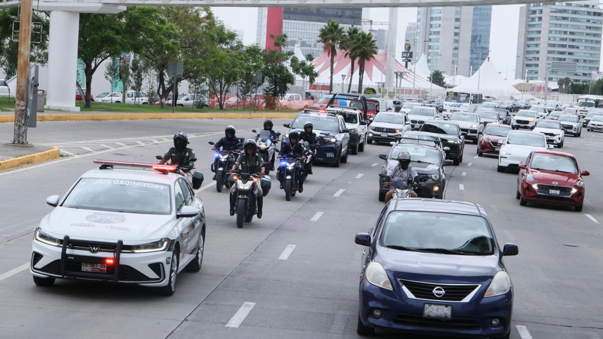 Patrullaje coordinado las 24 horas en vía atlixcáyotl para reforzar la seguridad