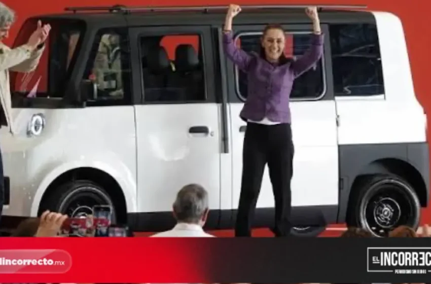  Presentan el primer auto Olinia que se fabricará en Puebla