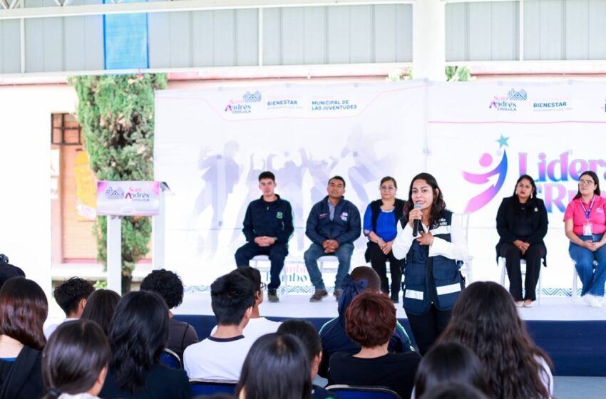  Promueven liderazgo con valores entre estudiantes de San Andrés Cholula