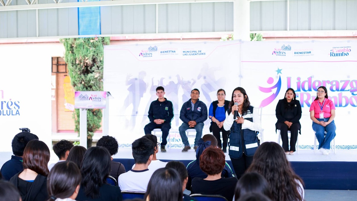Promueven liderazgo con valores entre estudiantes de San Andrés Cholula