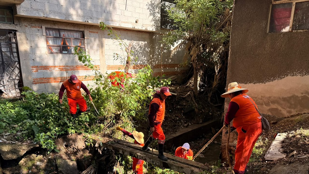 Refuerza Gobierno de Pepe Chedraui acciones preventivas ante la temporada de lluvias en Romero Vargas
