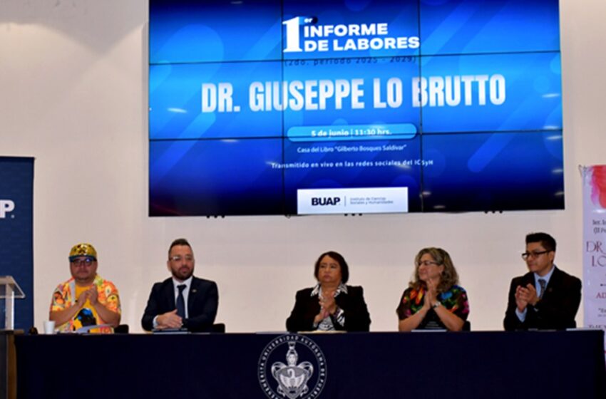  Rinden Primer Informe de Labores en el Instituto de Ciencias Sociales y Humanidades