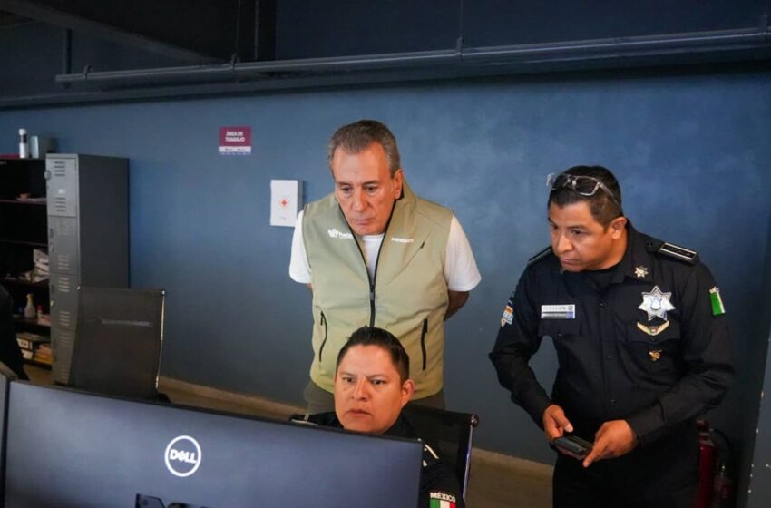  Supervisa Pepe Chedraui avances de Puebla 360 y labores de videovigilancia