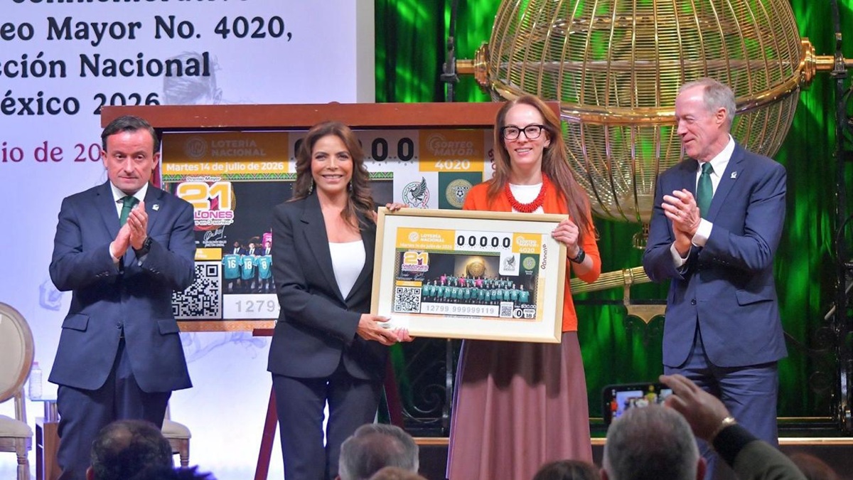 Unen Lotería Nacional y FMF historia, tradición y orgullo en billete conmemorativo dedicado a la Selección Nacional de Futbol México 2026