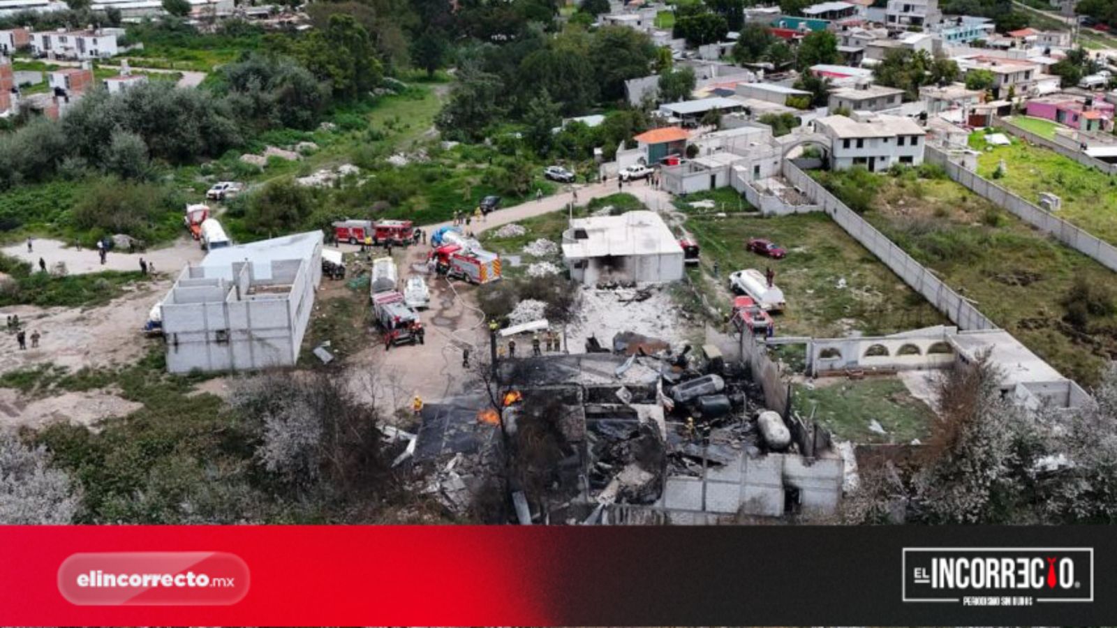 Descarta Armenta heridos por explosión de pipa ilegal en Tepeaca