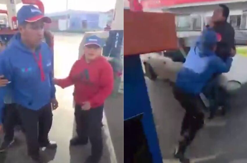  Fotógrafo de Agencia Enfoque golpeado en gasolinera Mobil de Puebla por incidente con billete