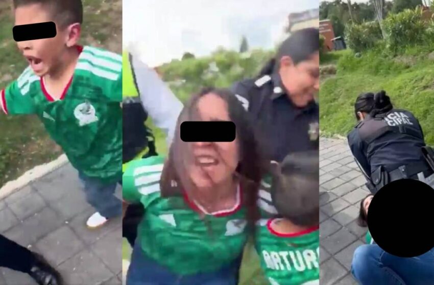  Mujer con alto grado de intoxicación ingresa con vehículo a zona peatonal en San Andrés Cholula; viajaba con dos menores