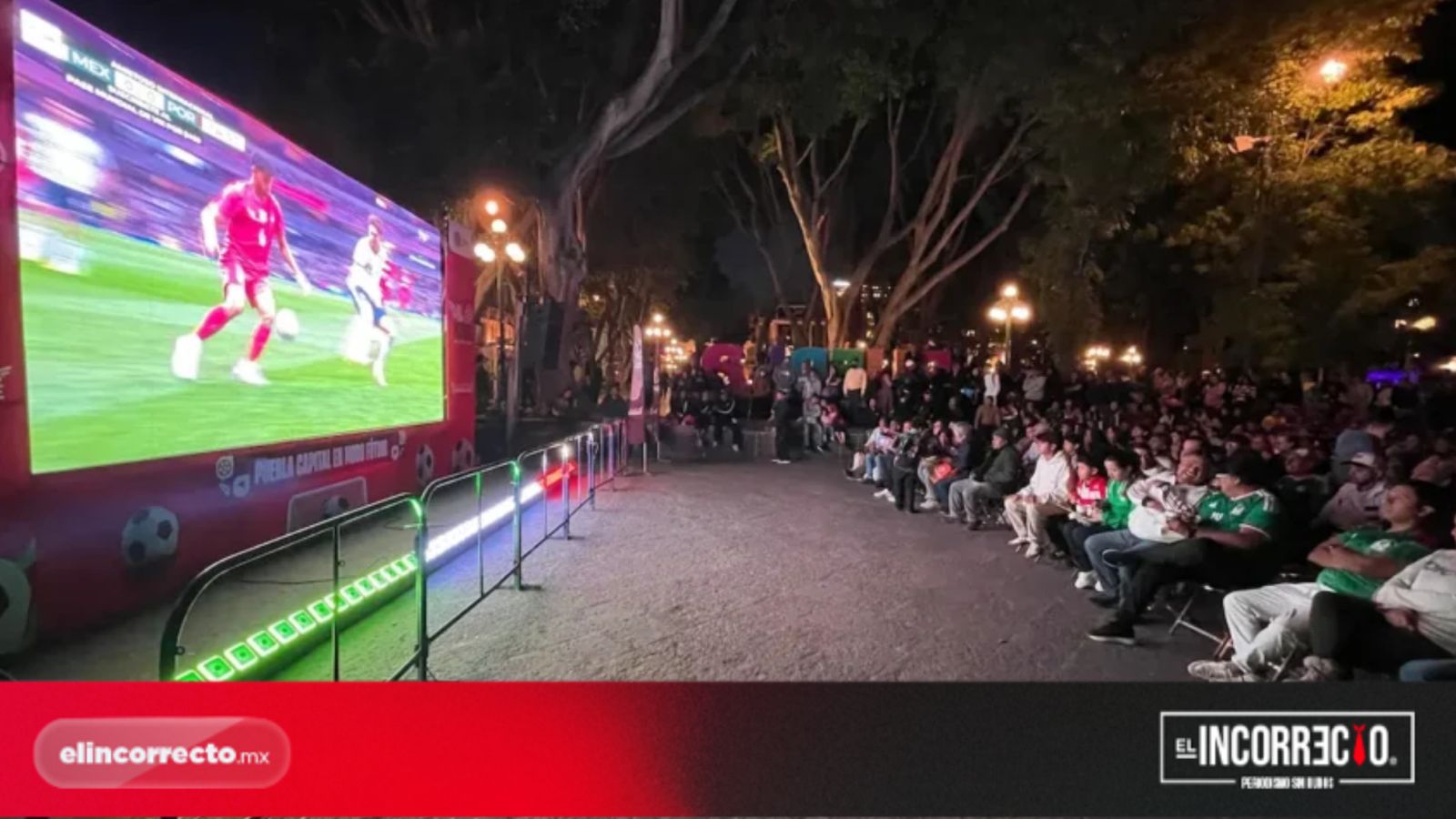 ¡El Mundial se vivirá en grande! En el zócalo de Puebla transmitirán los partidos