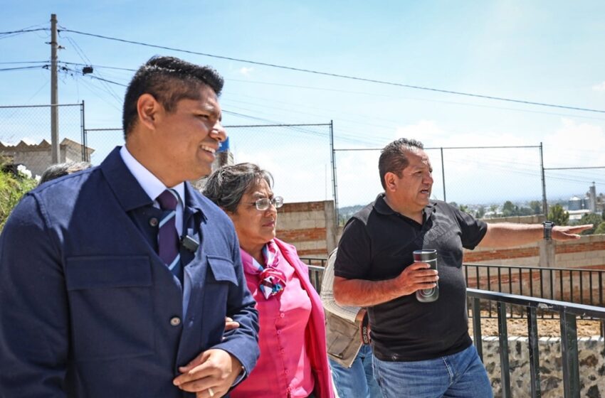  Cancha deportiva del Bachillerato 5 de Mayo al 90%