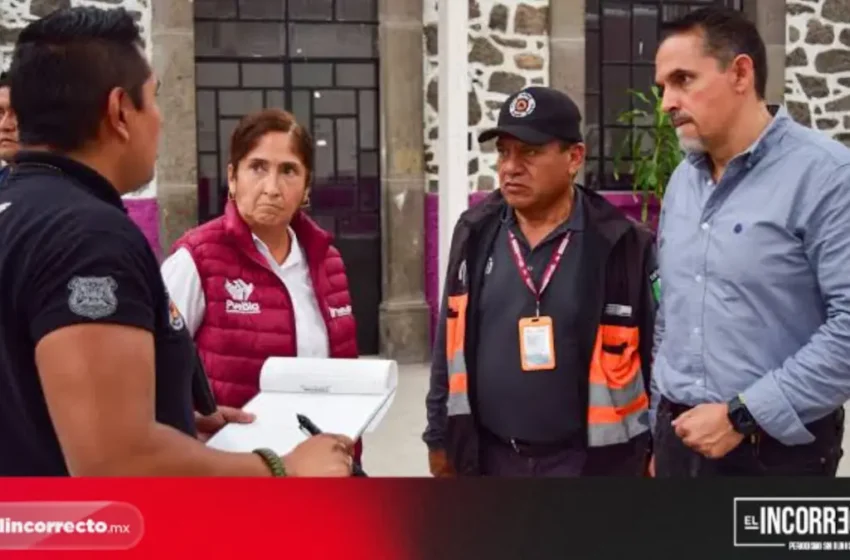  Capacitan a autoridades auxiliares de Puebla para prevenir riesgos por temporada de lluvias