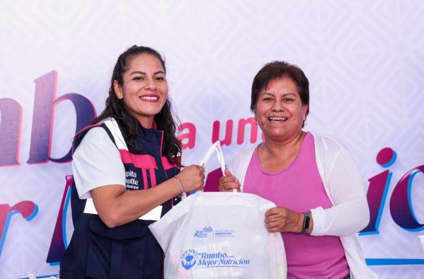  Continúa San Andrés Cholula la entrega de apoyos alimentarios a miles de hogares sanandreseños