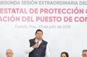 Gobierno federal y estatal instalan primer puesto de mando de protección civil
