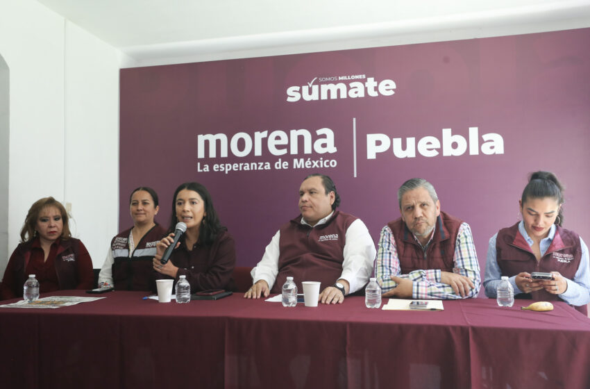  Morena en Puebla descarta sanciones por bardas de aspirantes rumbo a 2027 
