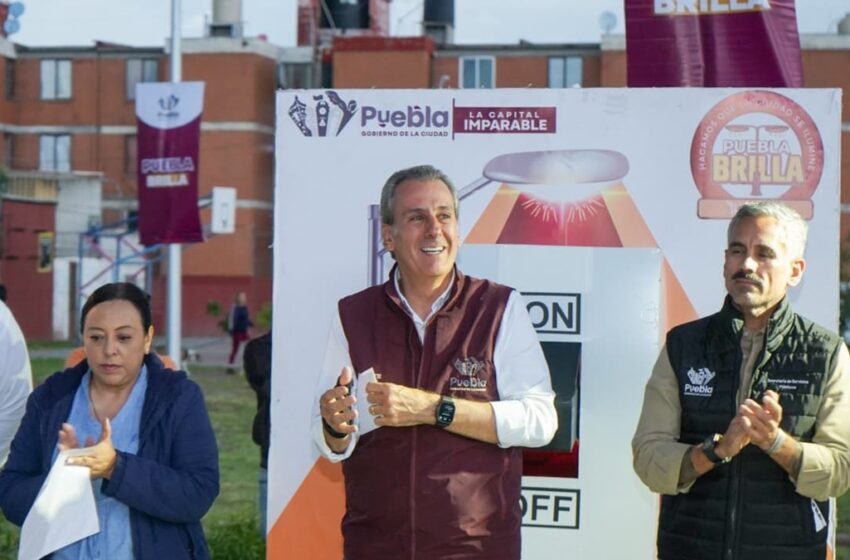  Inaugura Pepe Chedraui alumbrado público en Galaxia La Laguna con tecnología LED