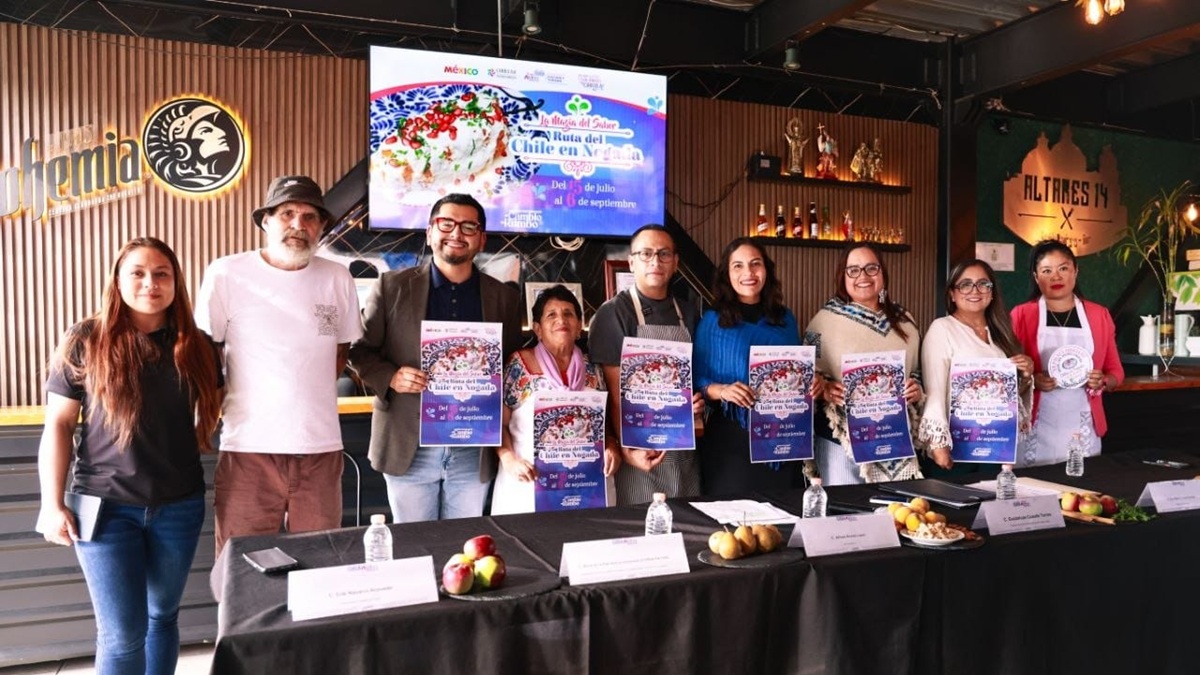 Invita Lupita Cuautle a vivir la Ruta del Chile en Nogada 2026 en San Andrés Cholula