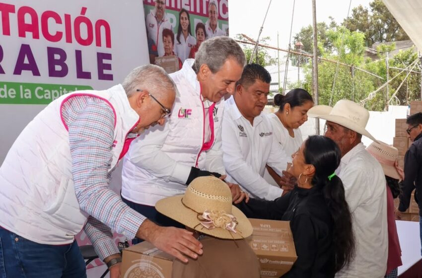  Lleva Pepe Chedraui programa “Alimentación Imparable” a Santa María Guadalupe Tecola