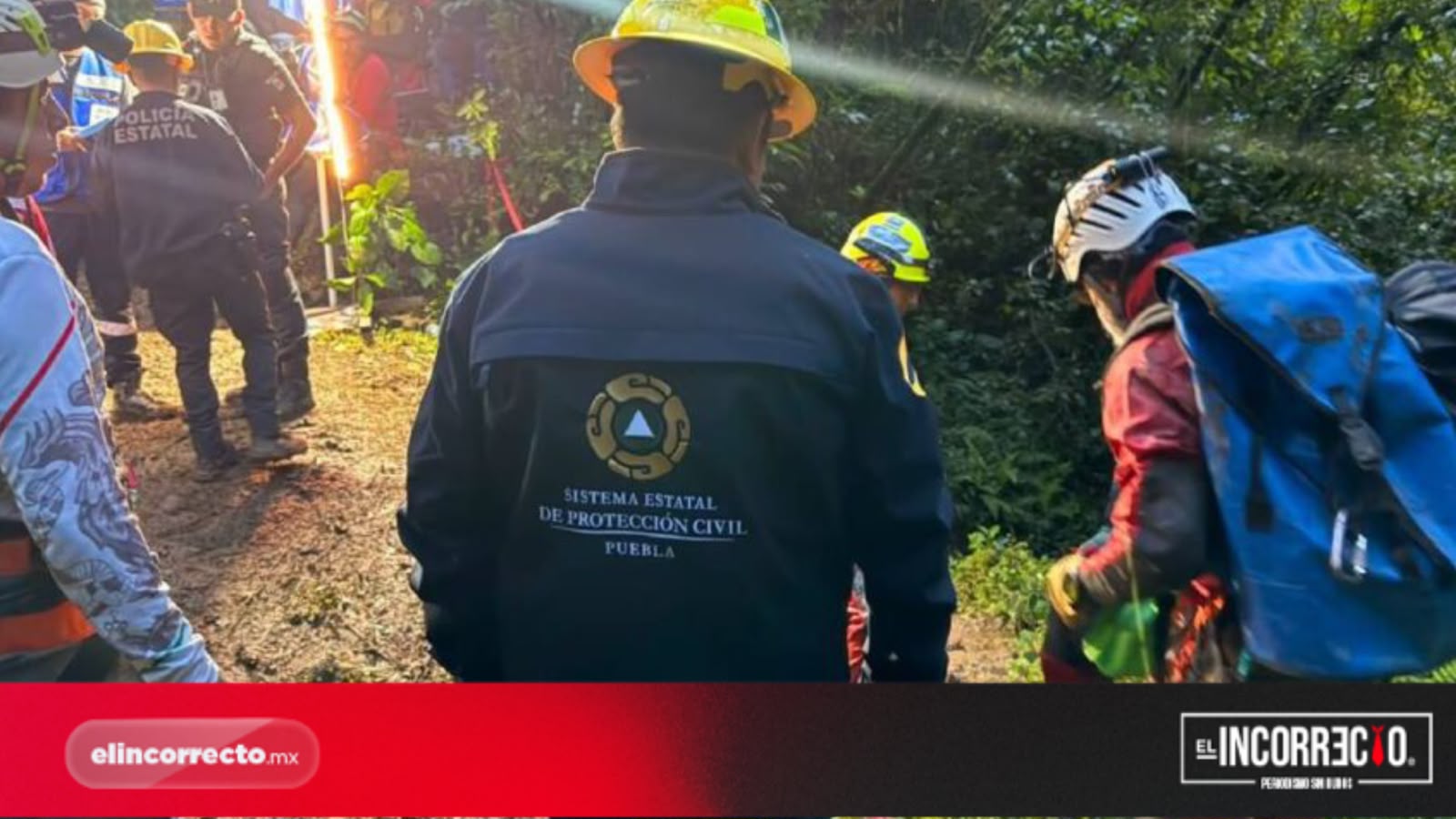 Localizan a la última persona desaparecida en la gruta de Cuetzalan