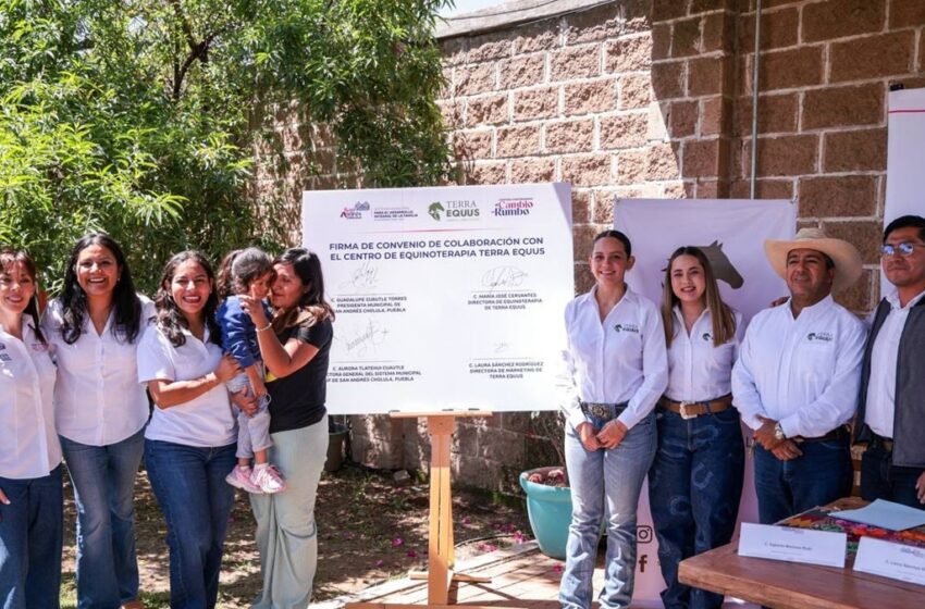  Lupita Cuautle amplía servicios de rehabilitación con programa de equinoterapia