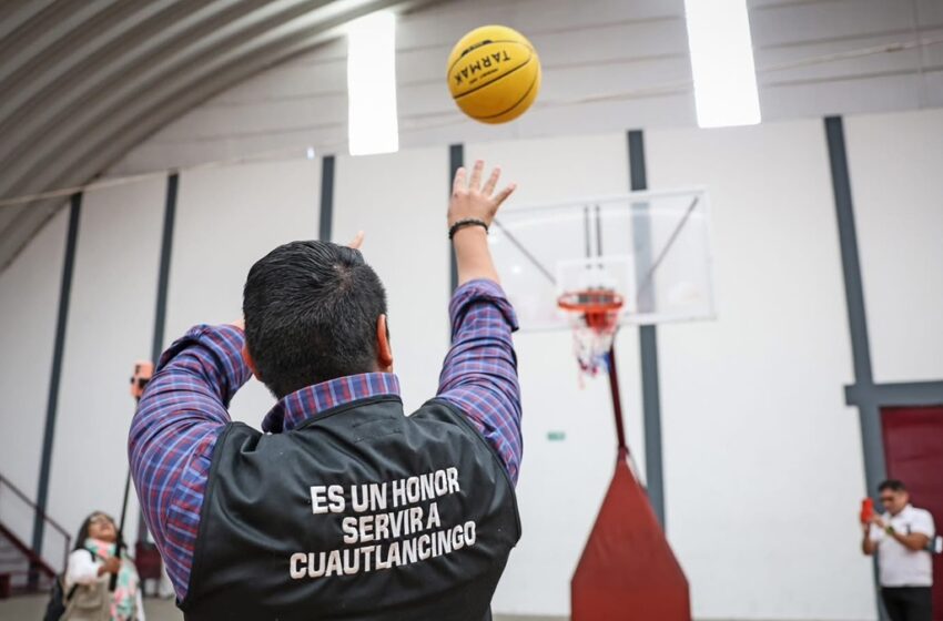  Omar Muñoz inaugura Curso de Verano y fortalece la infraestructura deportiva de Cuautlancingo
