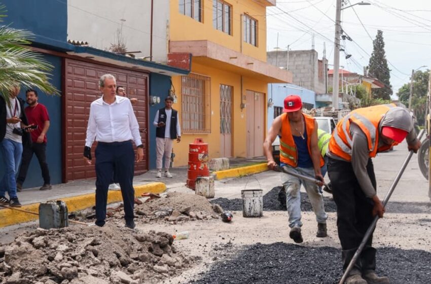  Pepe Chedraui realiza supervisión permanente de Bacheando Puebla en favor de las y los poblanos