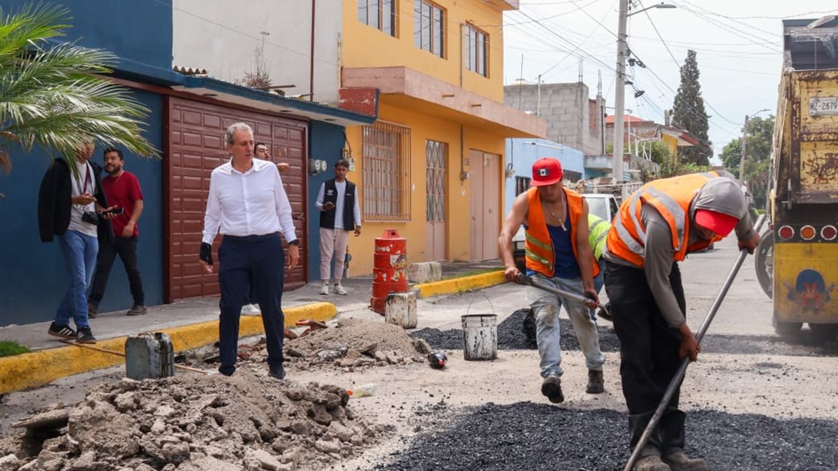 Pepe Chedraui realiza supervisión permanente de Bacheando Puebla en favor de las y los poblanos