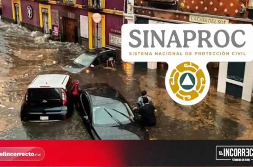  Alerta PC Nacional que 32 colonias de Puebla están en riesgo alto de inundaciones, ¿cuáles son?