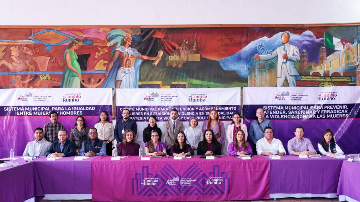 San Andrés Cholula fortalece acciones para garantizar la igualdad sustantiva y una vida libre de violencia para las mujeres