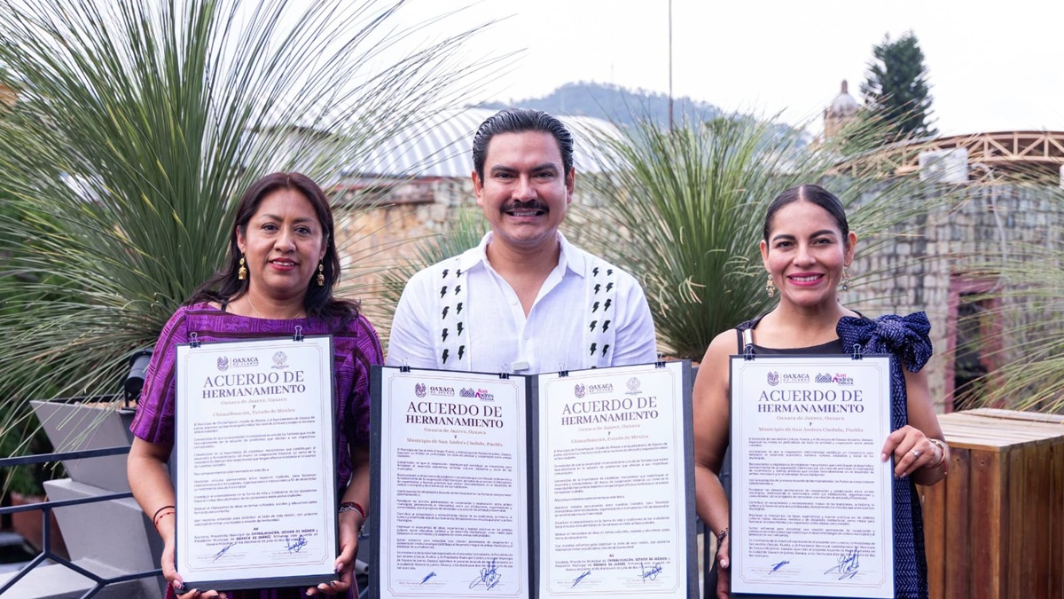 San Andrés Cholula y Oaxaca de Juárez formalizan lazos con hermanamiento para impulsar el desarrollo y la cooperación
