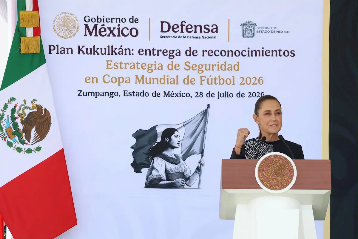 Sheinbaum reconoce a Sergio Salomón y al INM por su labor durante el Mundial 2026